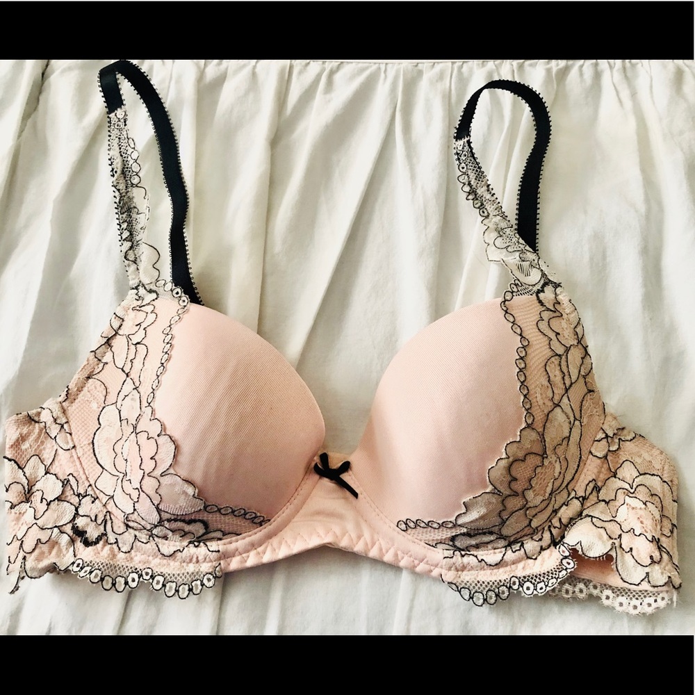 Anthropologie Blush Lace Eloise Bra 32B